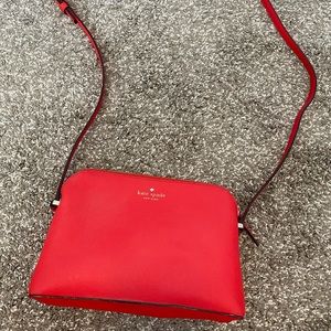 kate spade red/coral crossbody